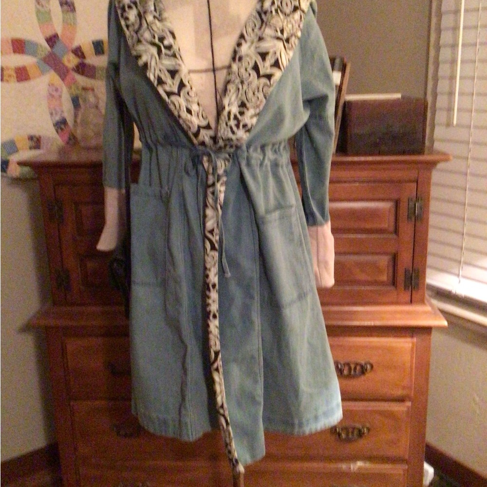 REBORN NWT’s Jean coat with hood, size 16